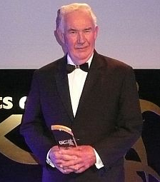 Brian receiving his UK Sports Coach Award