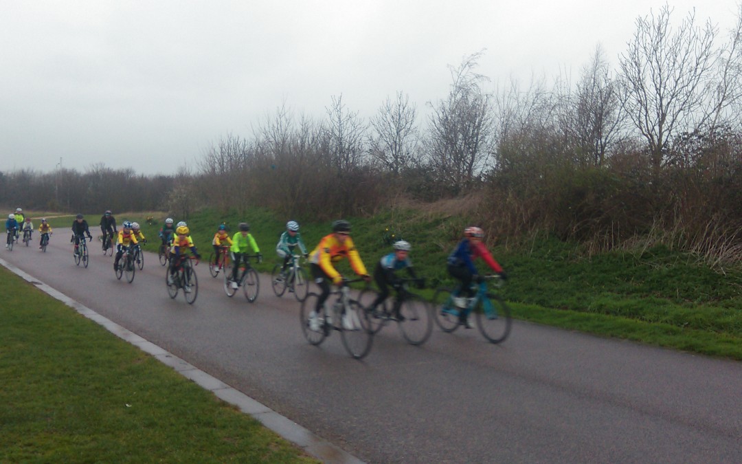 A Wet & Windy Start to Monday Night Race Training