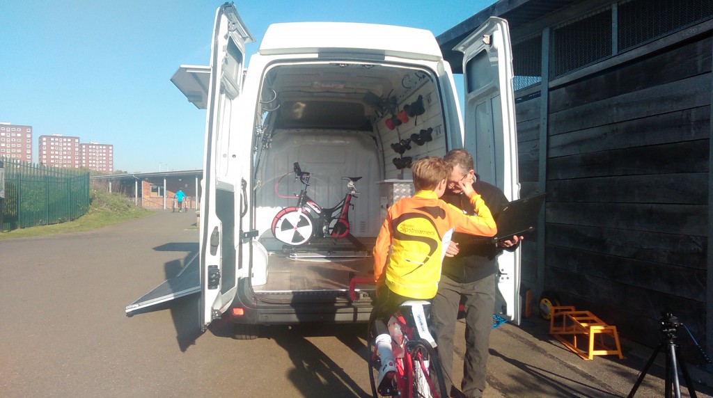 Velocity Van on Site